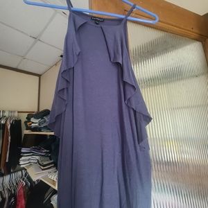 Express Ruffle Spaghetti Strap